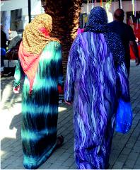 Colourful shoppers